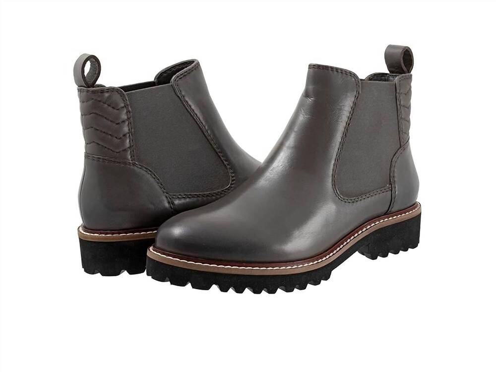 NEW SOFTWALK women's indy boots in dark grey